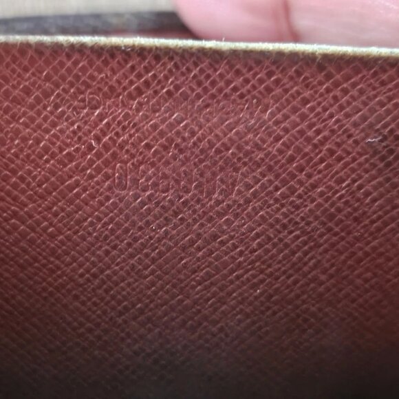 Vintage Louis Vuitton Card Holder Bifold Wallet Purse Made France Damaged AS IS - Picture 8 of 14